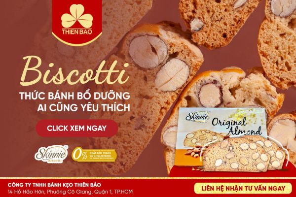 TẠI SAO BÁNH BISCOTTI BỔ DƯỠNG ĐƯỢC YÊU THÍCH ĐẾN VẬY?